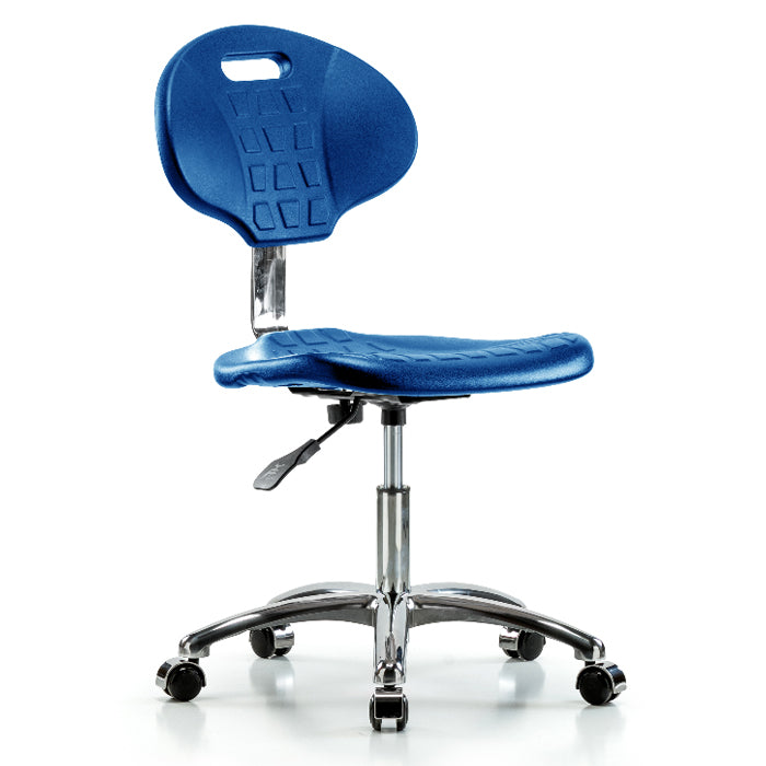 Perch Cleanroom Industrial Work Chair with Handle