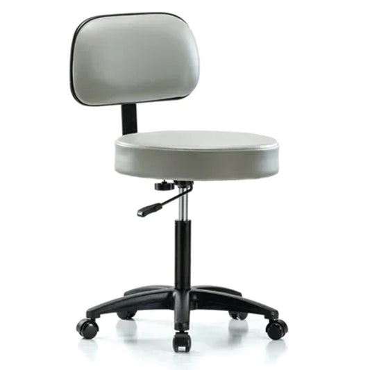 Perch Basic Exam Stool with Back