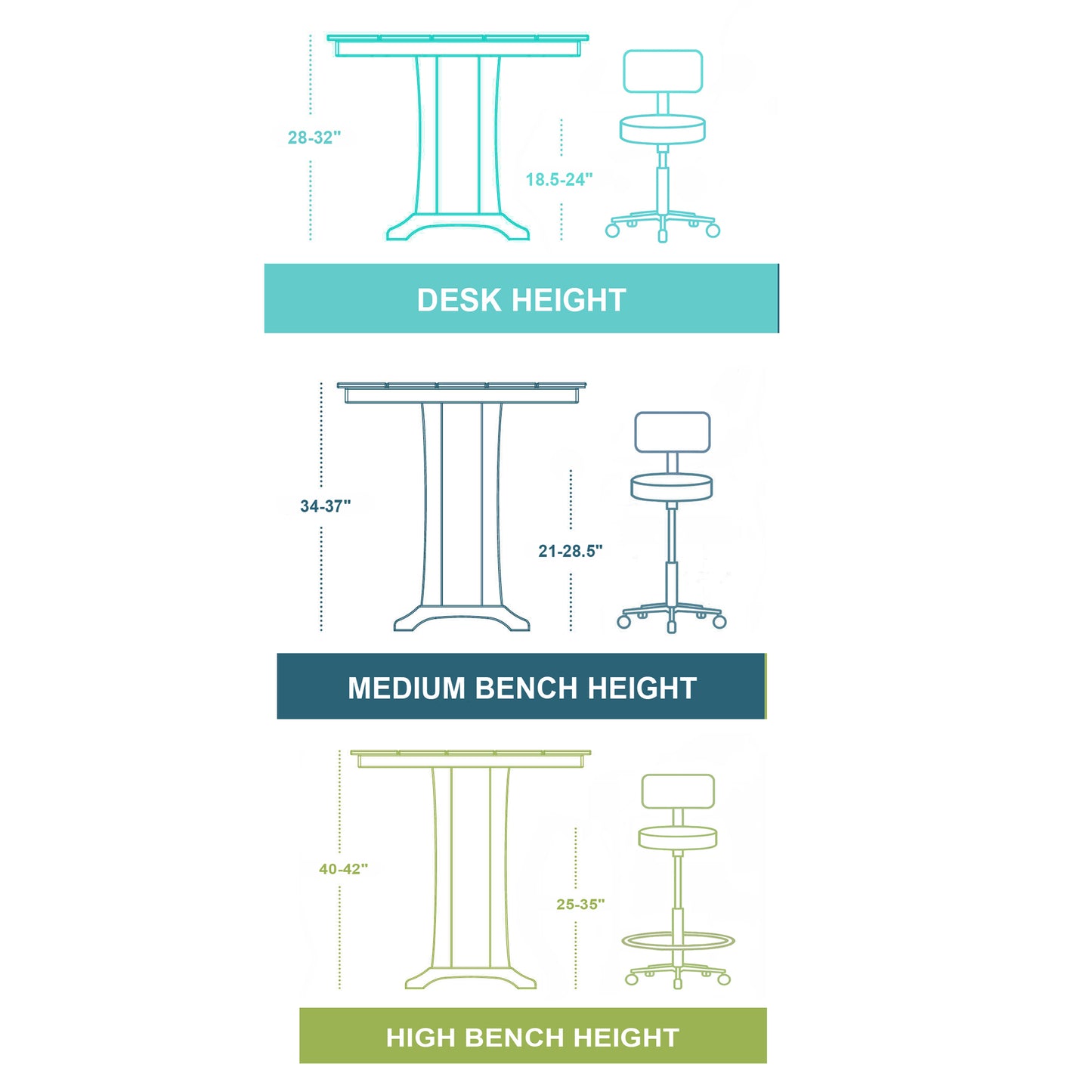 Perch Walter Doctor Stool with Back