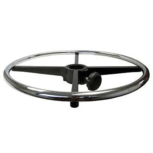 Adjustable 18" Diameter Cast Aluminum Chrome Polis