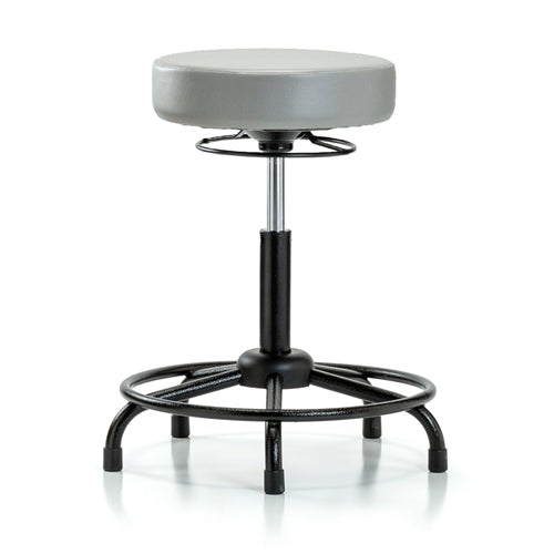 Black Height Adjustable Perch Stool