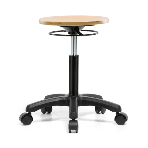 Tall rolling online stool