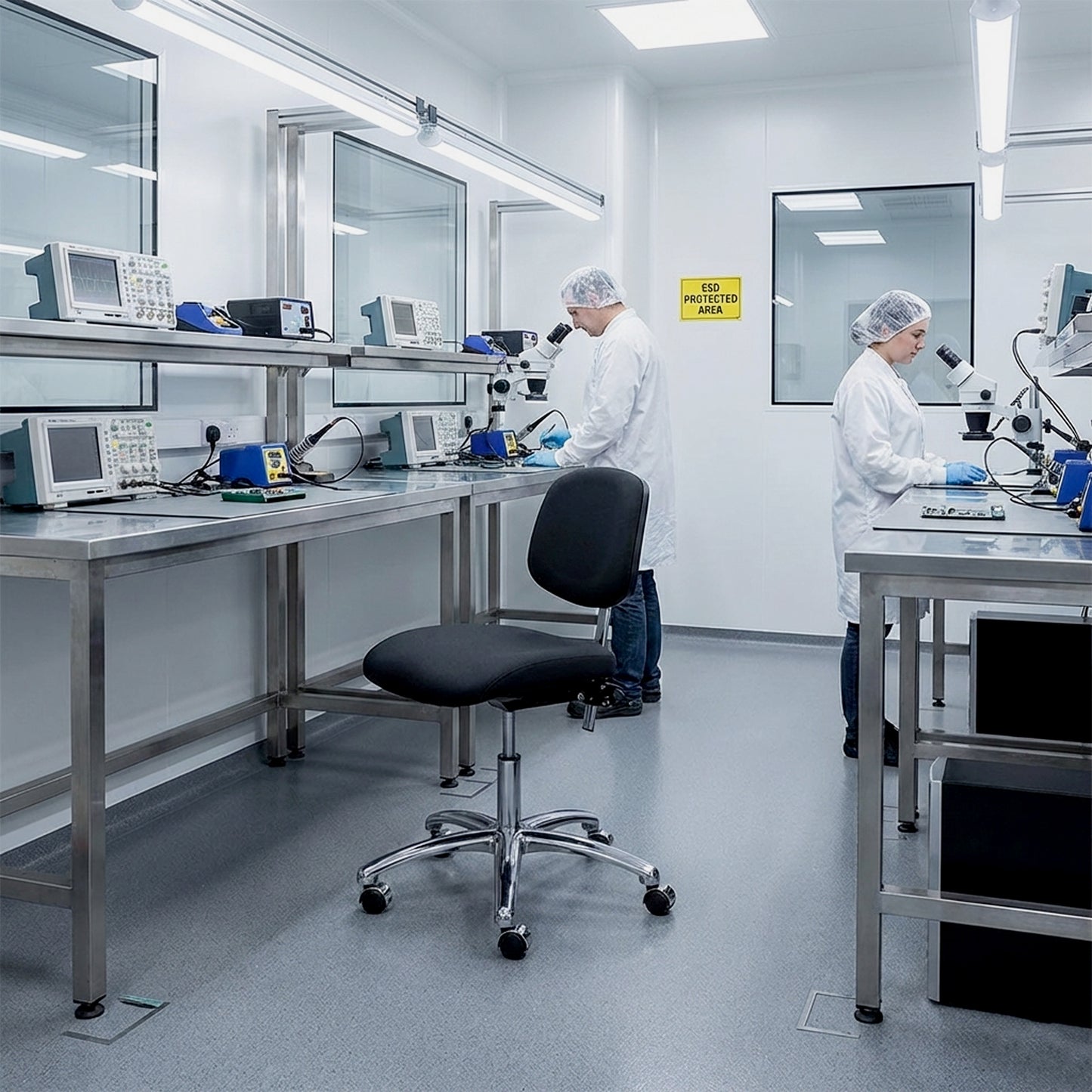 Perch Class 100 Cleanroom Chair