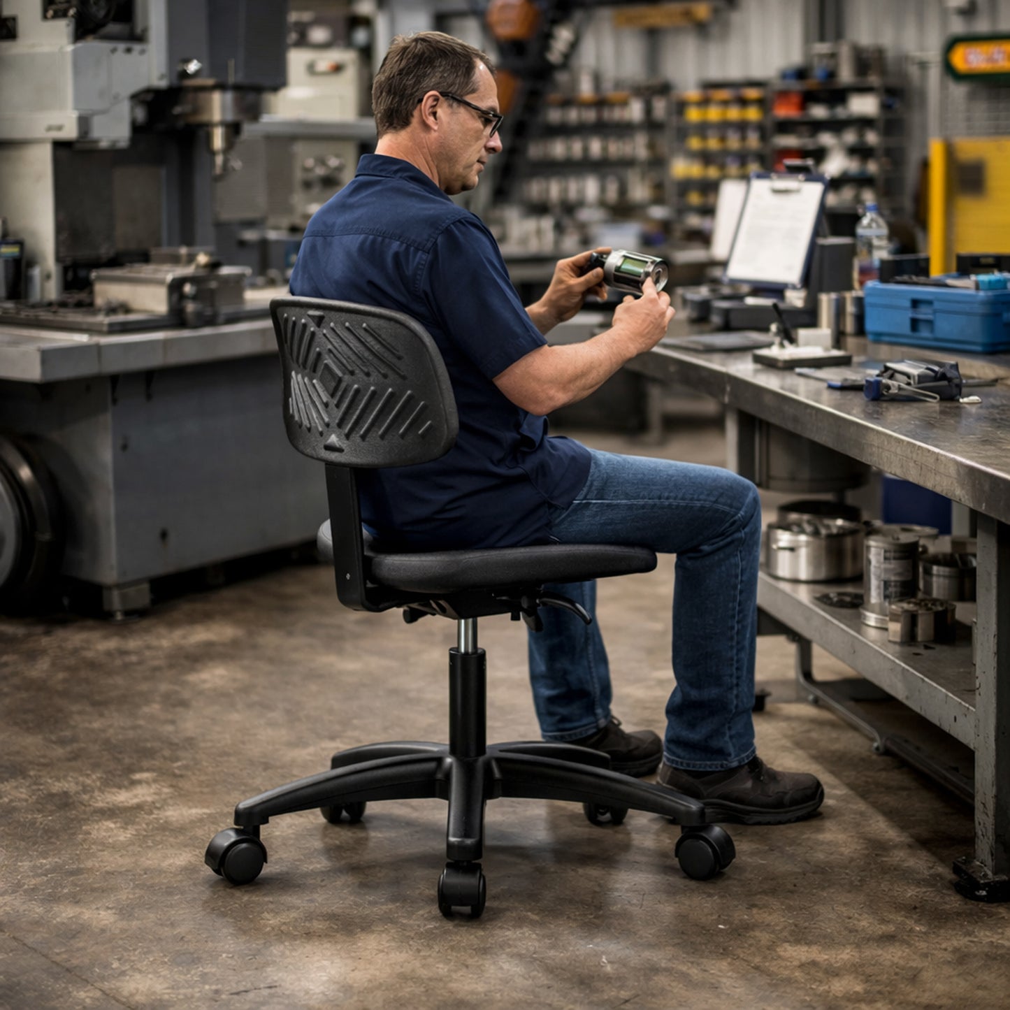 Perch Ergonomic Industrial Chair