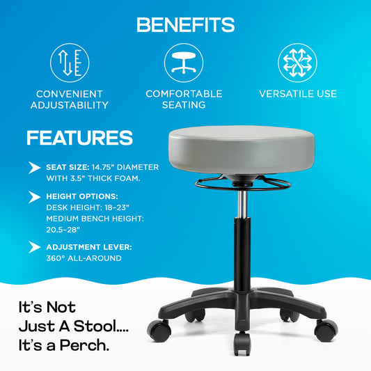 Perch Life Pneumatic Stool