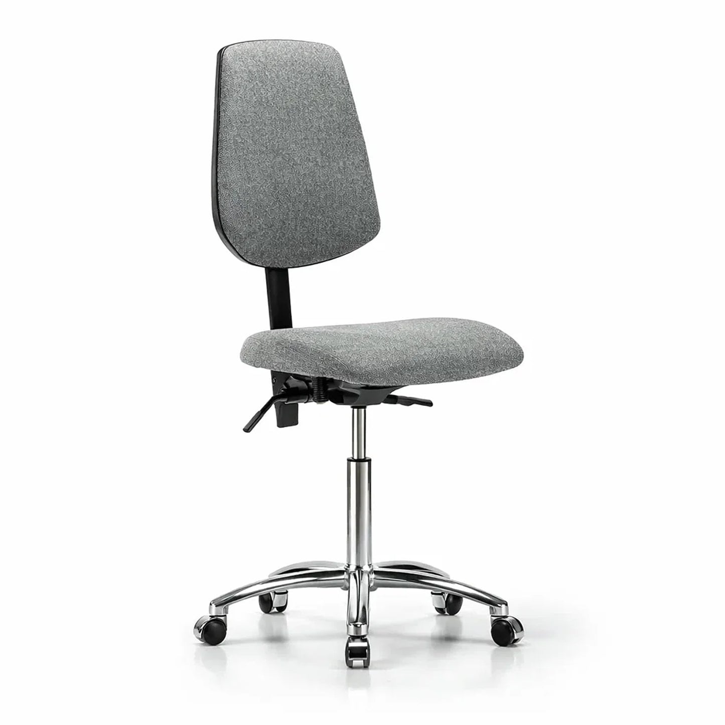 Perch Chrome Lab Chair with Large Back