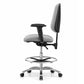 Perch Chrome Lab Chair with Large Back