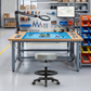 Perch Life Height Adjustable Medical Stool for Dental & Lab